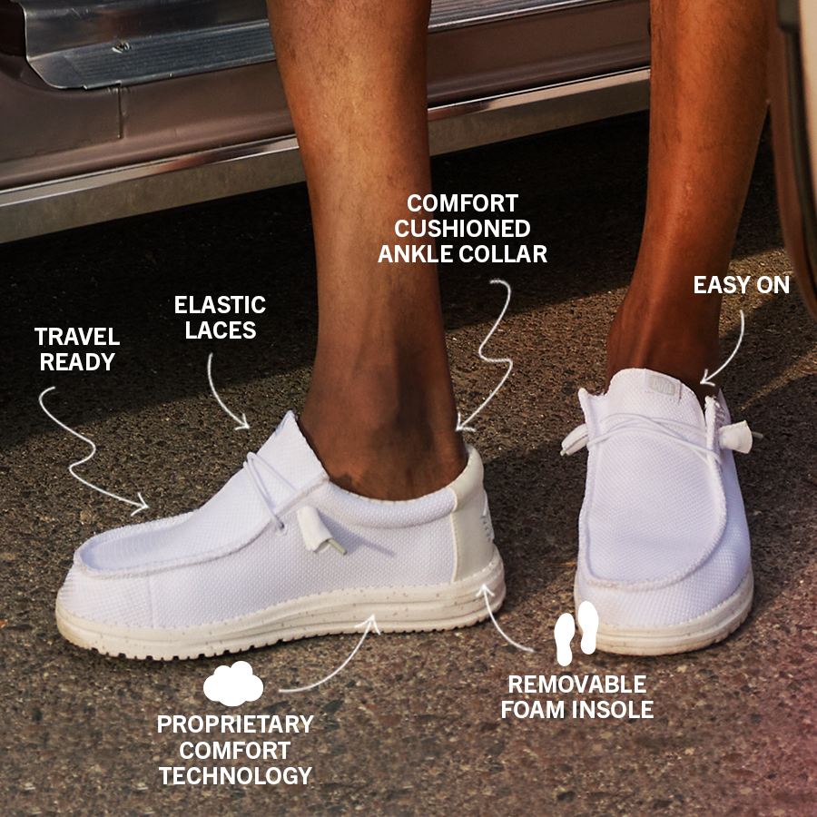 Wally Stretch Sox Wide – White - Image 4